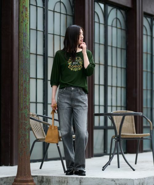 CARA O CRUZ / キャラ・オ・クルス カットソー | フラワーモチーフカットソー | 詳細22