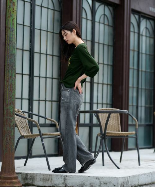 CARA O CRUZ / キャラ・オ・クルス カットソー | フラワーモチーフカットソー | 詳細24