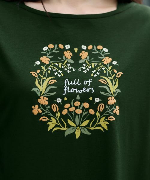 CARA O CRUZ / キャラ・オ・クルス カットソー | フラワーモチーフカットソー | 詳細28