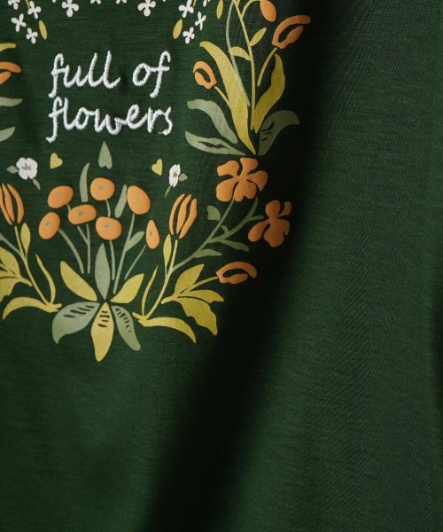 CARA O CRUZ / キャラ・オ・クルス カットソー | フラワーモチーフカットソー | 詳細30