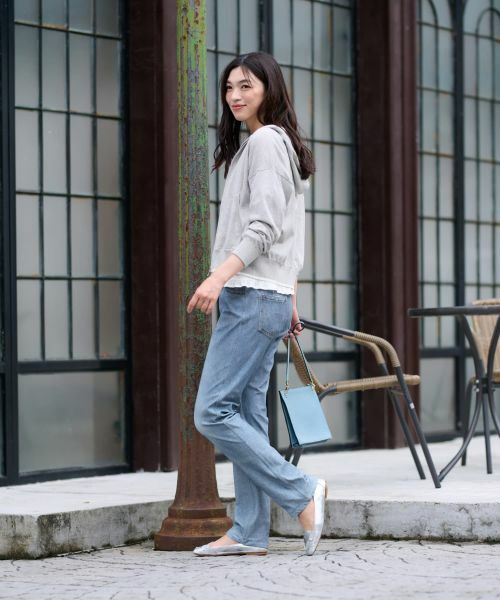 CARA O CRUZ / キャラ・オ・クルス カーディガン・ボレロ | バックロゴ ジップアップニットパーカー【CoC by CARA O CRUZ】 | 詳細25