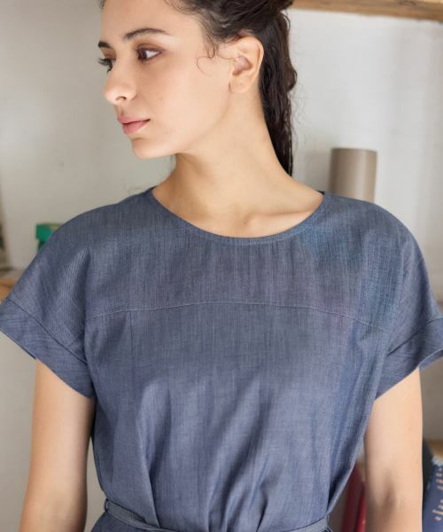 CARA O CRUZ / キャラ・オ・クルス ドレス | デニム調リボンワンピース【CoC by CARA O CRUZ】 | 詳細15