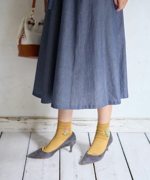 CARA O CRUZ / キャラ・オ・クルス ドレス | デニム調リボンワンピース【CoC by CARA O CRUZ】 | 詳細17