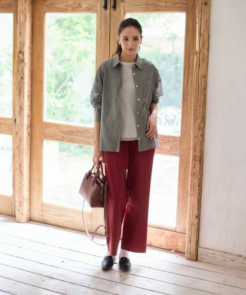 CARA O CRUZ / キャラ・オ・クルス その他パンツ | イージーワイドパンツ | 詳細15