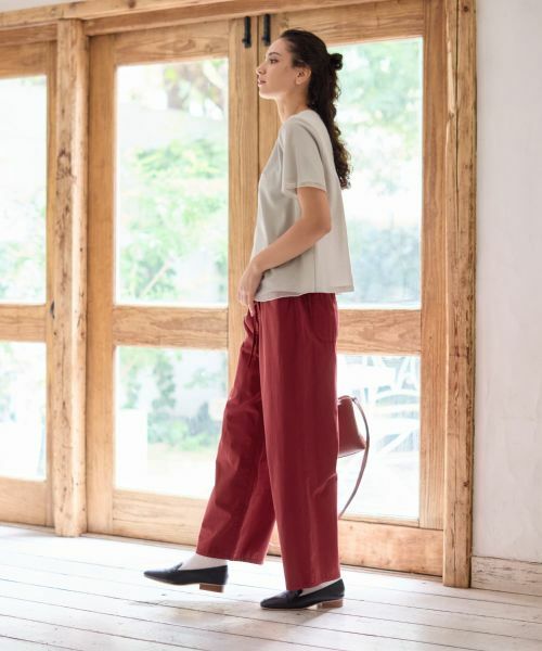 CARA O CRUZ / キャラ・オ・クルス その他パンツ | イージーワイドパンツ | 詳細20