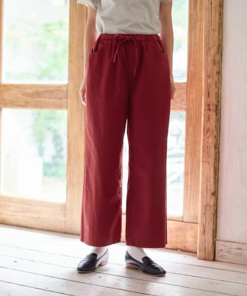 CARA O CRUZ / キャラ・オ・クルス その他パンツ | イージーワイドパンツ(ラズベリー)