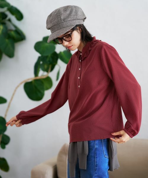 CARA O CRUZ / キャラ・オ・クルス シャツ・ブラウス | ドットブラウス | 詳細5