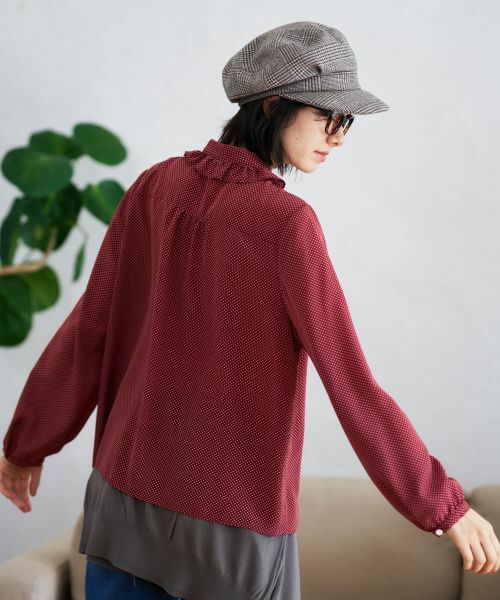 CARA O CRUZ / キャラ・オ・クルス シャツ・ブラウス | ドットブラウス | 詳細6