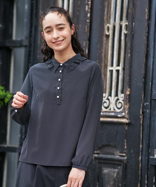 CARA O CRUZ / キャラ・オ・クルス シャツ・ブラウス | ドットブラウス | 詳細9