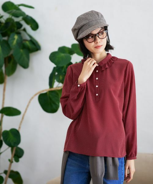 CARA O CRUZ / キャラ・オ・クルス シャツ・ブラウス | ドットブラウス | 詳細2