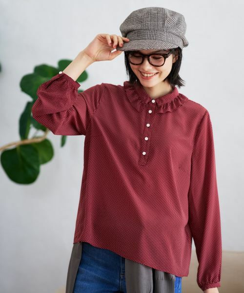 CARA O CRUZ / キャラ・オ・クルス シャツ・ブラウス | ドットブラウス | 詳細4
