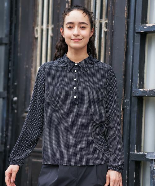 CARA O CRUZ / キャラ・オ・クルス シャツ・ブラウス | ドットブラウス | 詳細9