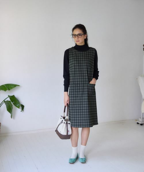 CARA O CRUZ / キャラ・オ・クルス ロング・マキシ丈ワンピース | リバーシブルジャンパースカート | 詳細12