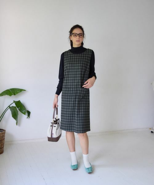 CARA O CRUZ / キャラ・オ・クルス ロング・マキシ丈ワンピース | リバーシブルジャンパースカート | 詳細13