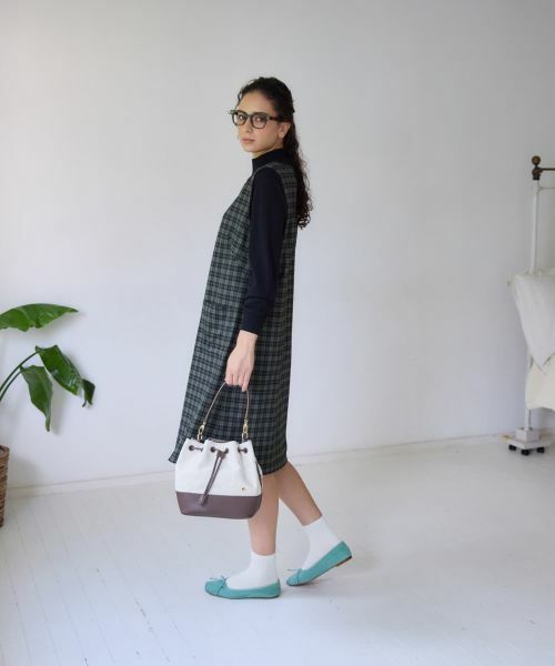 CARA O CRUZ / キャラ・オ・クルス ロング・マキシ丈ワンピース | リバーシブルジャンパースカート | 詳細14