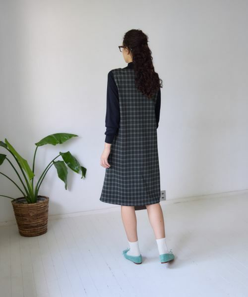 CARA O CRUZ / キャラ・オ・クルス ロング・マキシ丈ワンピース | リバーシブルジャンパースカート | 詳細15