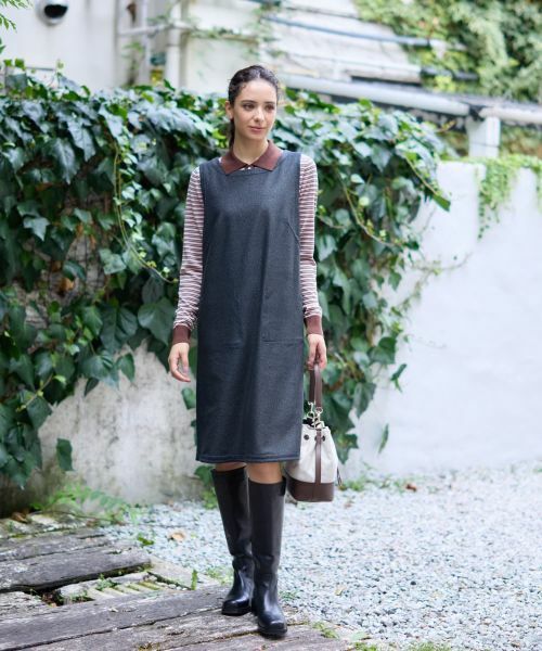 CARA O CRUZ / キャラ・オ・クルス ロング・マキシ丈ワンピース | リバーシブルジャンパースカート | 詳細18