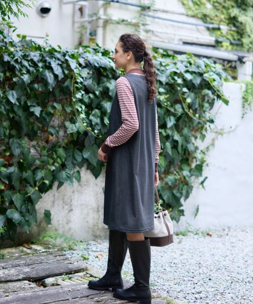 CARA O CRUZ / キャラ・オ・クルス ロング・マキシ丈ワンピース | リバーシブルジャンパースカート | 詳細19