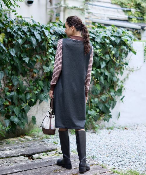 CARA O CRUZ / キャラ・オ・クルス ロング・マキシ丈ワンピース | リバーシブルジャンパースカート | 詳細20