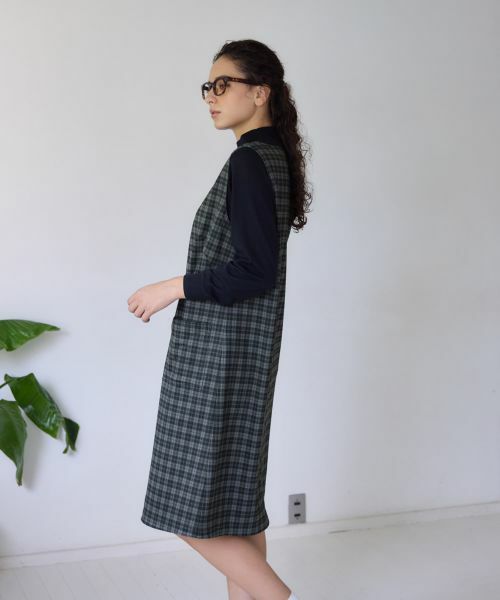 CARA O CRUZ / キャラ・オ・クルス ロング・マキシ丈ワンピース | リバーシブルジャンパースカート | 詳細4