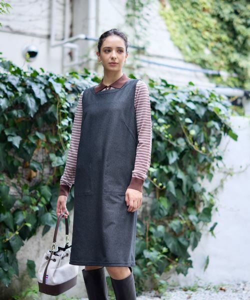 CARA O CRUZ / キャラ・オ・クルス ロング・マキシ丈ワンピース | リバーシブルジャンパースカート | 詳細7