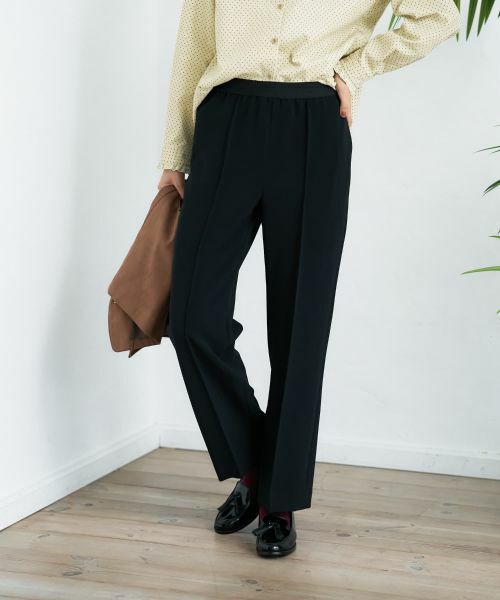 CARA O CRUZ / キャラ・オ・クルス その他パンツ | ウエストゴムパンツ(ブラック)