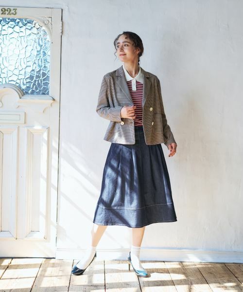 CARA O CRUZ / キャラ・オ・クルス テーラードジャケット | 千鳥格子ジャケット【セットアップ】 | 詳細16