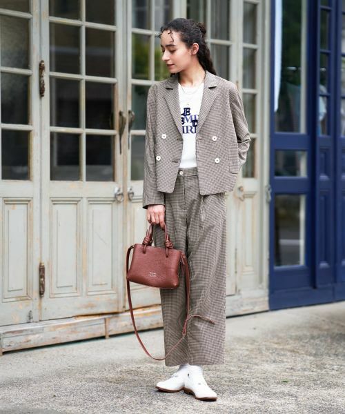 CARA O CRUZ / キャラ・オ・クルス テーラードジャケット | 千鳥格子ジャケット【セットアップ】 | 詳細22