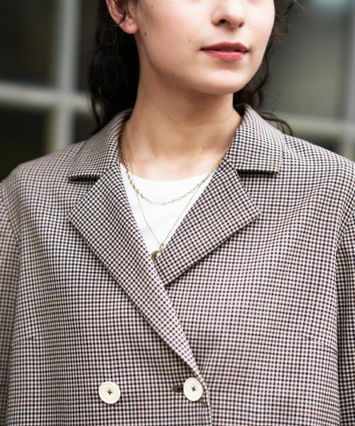 CARA O CRUZ / キャラ・オ・クルス テーラードジャケット | 千鳥格子ジャケット【セットアップ】 | 詳細26