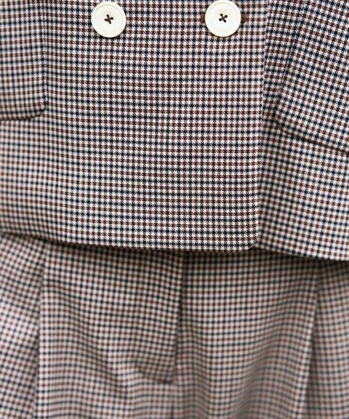 CARA O CRUZ / キャラ・オ・クルス テーラードジャケット | 千鳥格子ジャケット【セットアップ】 | 詳細29