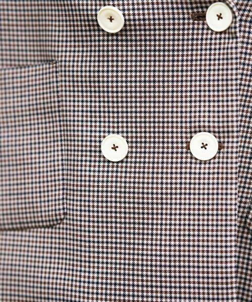 CARA O CRUZ / キャラ・オ・クルス テーラードジャケット | 千鳥格子ジャケット【セットアップ】 | 詳細30