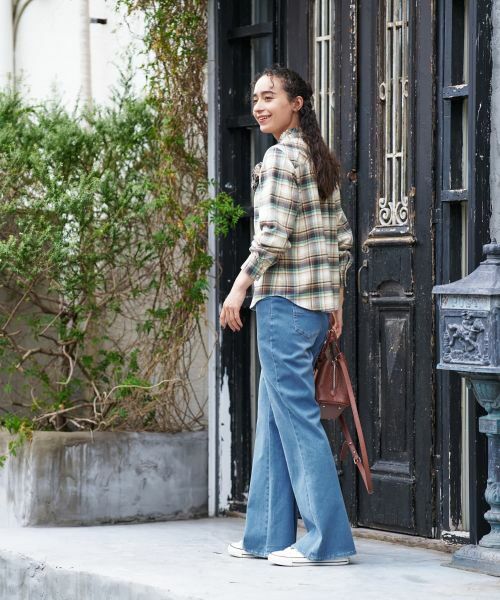 CARA O CRUZ / キャラ・オ・クルス シャツ・ブラウス | コサージュ付チェックシャツ【SOMELOS】【35th】 | 詳細10