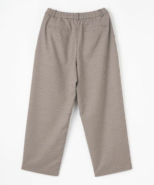 CARA O CRUZ / キャラ・オ・クルス その他パンツ | 千鳥格子柄テーパードパンツ【セットアップ】 | 詳細24