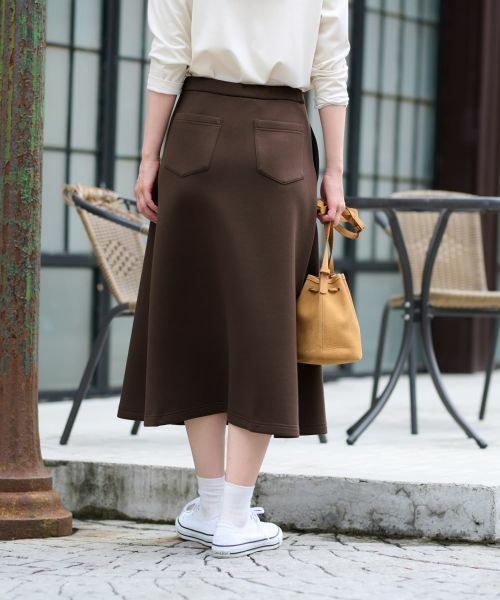 CARA O CRUZ / キャラ・オ・クルス ミニ・ひざ丈スカート | フレアミモレスカート【35th】【セットアップ】 | 詳細10