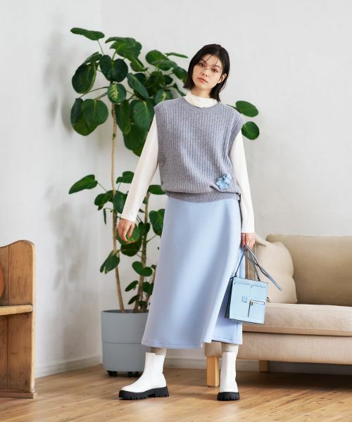 CARA O CRUZ / キャラ・オ・クルス ミニ・ひざ丈スカート | フレアミモレスカート【35th】【セットアップ】 | 詳細13