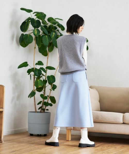 CARA O CRUZ / キャラ・オ・クルス ミニ・ひざ丈スカート | フレアミモレスカート【35th】【セットアップ】 | 詳細14