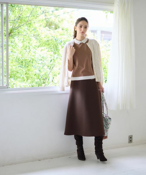 CARA O CRUZ / キャラ・オ・クルス ミニ・ひざ丈スカート | フレアミモレスカート【35th】【セットアップ】 | 詳細24