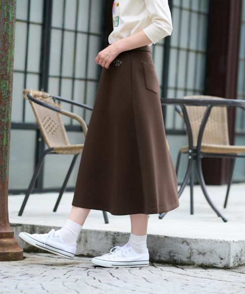 CARA O CRUZ / キャラ・オ・クルス ミニ・ひざ丈スカート | フレアミモレスカート【35th】【セットアップ】 | 詳細9