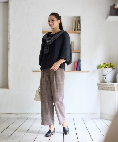 CARA O CRUZ / キャラ・オ・クルス カットソー | 切替ボリュームスリーブカットソー | 詳細12