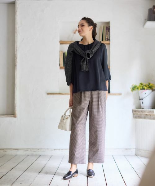 CARA O CRUZ / キャラ・オ・クルス カットソー | 切替ボリュームスリーブカットソー | 詳細13