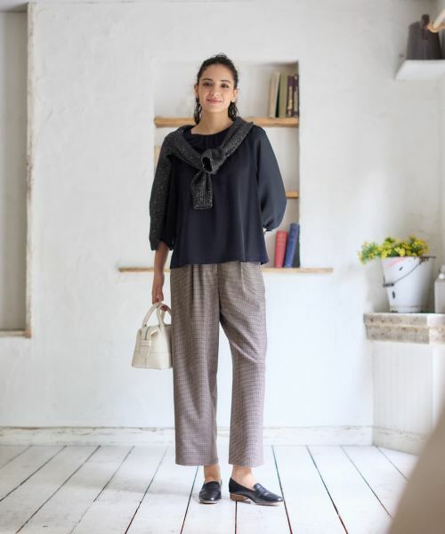 CARA O CRUZ / キャラ・オ・クルス カットソー | 切替ボリュームスリーブカットソー | 詳細14