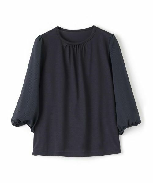 CARA O CRUZ / キャラ・オ・クルス カットソー | 切替ボリュームスリーブカットソー | 詳細24