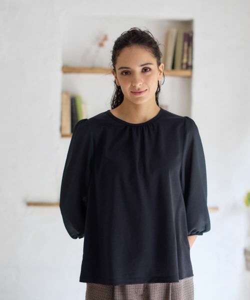 CARA O CRUZ / キャラ・オ・クルス カットソー | 切替ボリュームスリーブカットソー | 詳細3