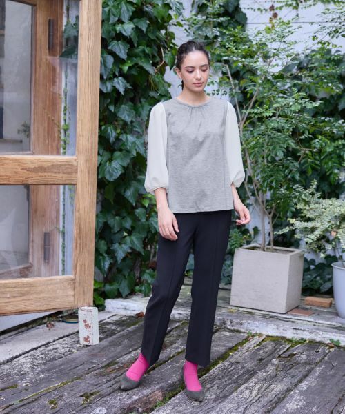 CARA O CRUZ / キャラ・オ・クルス カットソー | 切替ボリュームスリーブカットソー | 詳細16