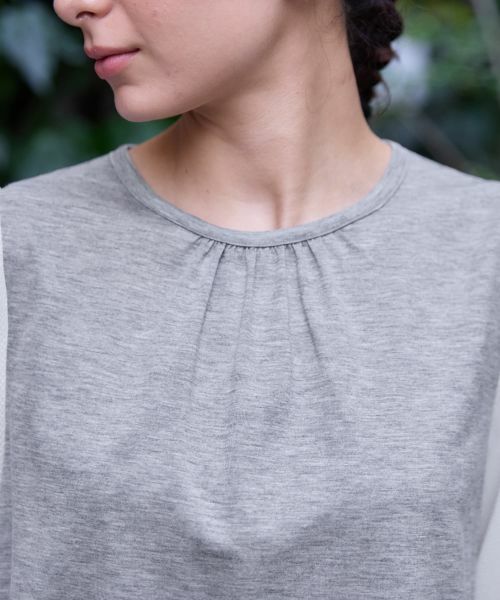 CARA O CRUZ / キャラ・オ・クルス カットソー | 切替ボリュームスリーブカットソー | 詳細20