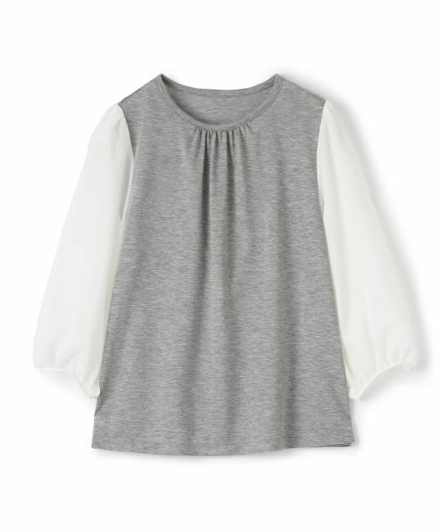 CARA O CRUZ / キャラ・オ・クルス カットソー | 切替ボリュームスリーブカットソー | 詳細24