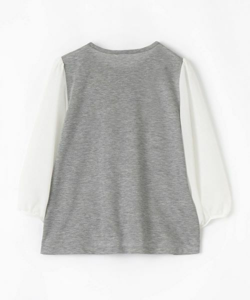 CARA O CRUZ / キャラ・オ・クルス カットソー | 切替ボリュームスリーブカットソー | 詳細25