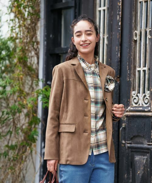 CARA O CRUZ / キャラ・オ・クルス テーラードジャケット | スエードブレザー【35th】 | 詳細18