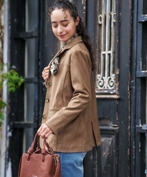 CARA O CRUZ / キャラ・オ・クルス テーラードジャケット | スエードブレザー【35th】 | 詳細19