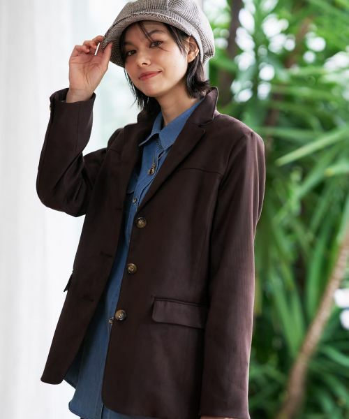 CARA O CRUZ / キャラ・オ・クルス テーラードジャケット | スエードブレザー【35th】 | 詳細4